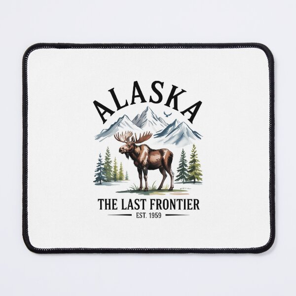 Item preview, Alaska Last Frontier State Moose designed and sold by Sunset4Bones.
