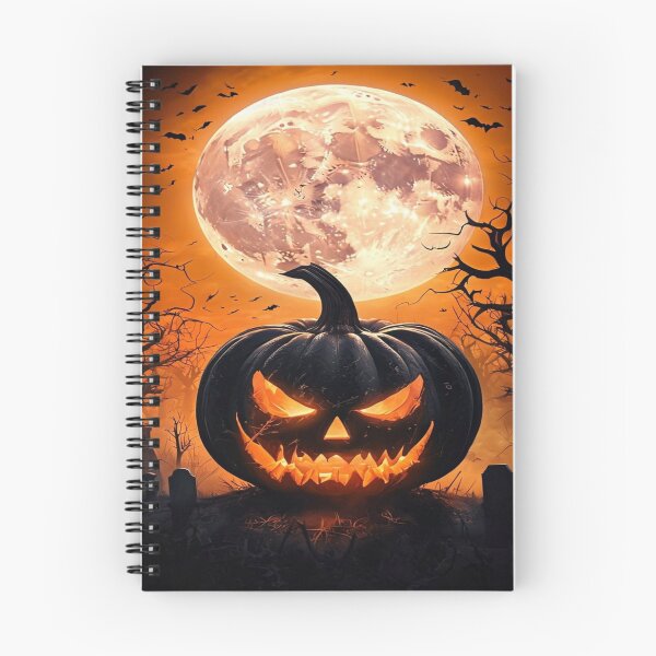 Item preview, Halloween background pumpkin in front of the moon designed and sold by saly55887.