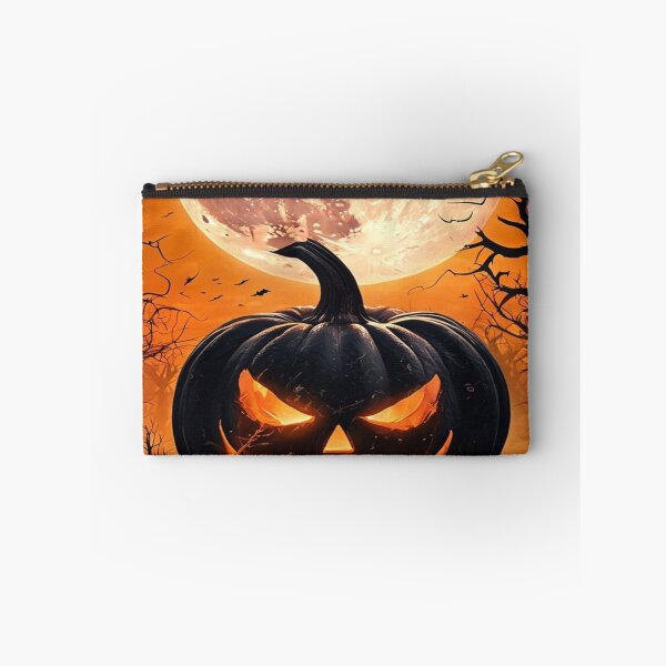 Item preview, Halloween background pumpkin in front of the moon designed and sold by saly55887.