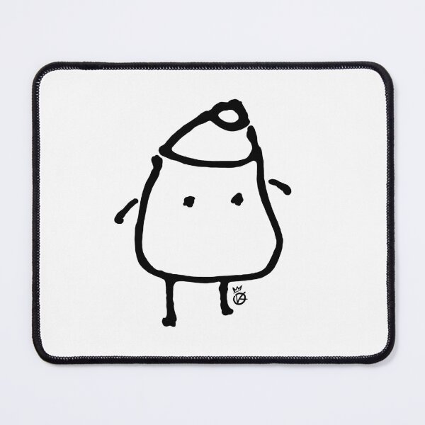 Item preview, Mister Adorable Pencil Buddy - Cute Doodle Character Sketch designed and sold by OlenaKoshevaArt.