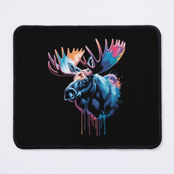 Item preview, Moose Lovers Colorful Pop Art Beautiful Moose designed and sold by Sunset4Bones.