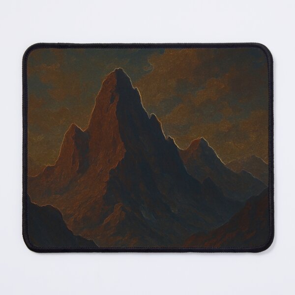 Item preview, Orange & Blue Mountain Majesty — Dark Glowing Scenery designed and sold by WittyUnknown.