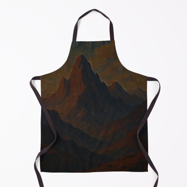 Item preview, Orange & Blue Mountain Majesty — Dark Glowing Scenery designed and sold by WittyUnknown.