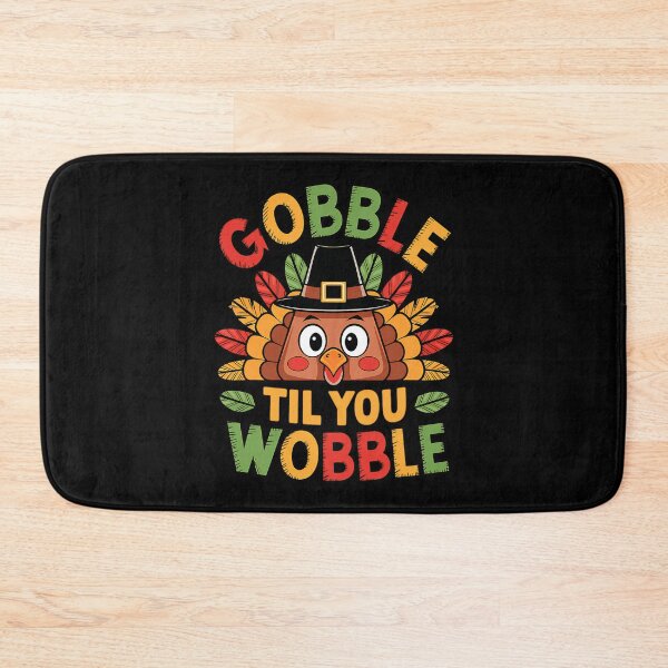 Item preview, Gobble Til You Wobble Turkey For Toddler, For Kids, Happy Thanksgiving Day designed and sold by RussellSosaC.