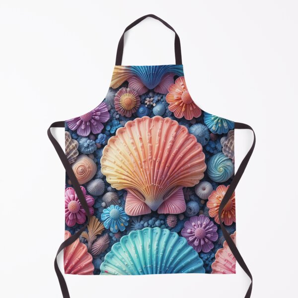 Item preview, Colorful Seashells and Flowers designed and sold by InezPhotography.