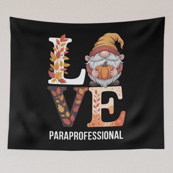 Item preview, Paraprofessional Love Autumn Fall Gnome For Teachers designed and sold by Sunset4Bones.