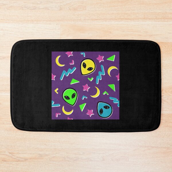 Item preview, 90S Geometric Alien - Purple And Neon designed and sold by asherqg0guzman.