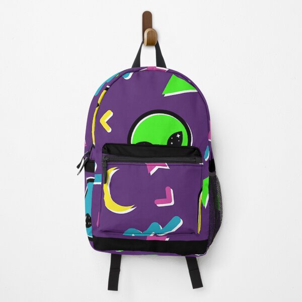Item preview, 90S Geometric Alien - Purple And Neon designed and sold by asherqg0guzman.