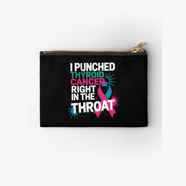 Item preview, Thyroid Cancer Survivor Awareness Punched In The Throat designed and sold by Sunset4Bones.