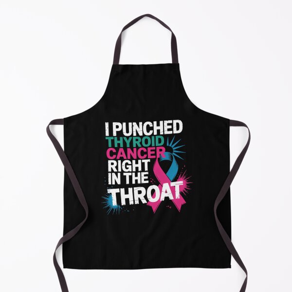 Item preview, Thyroid Cancer Survivor Awareness Punched In The Throat designed and sold by Sunset4Bones.