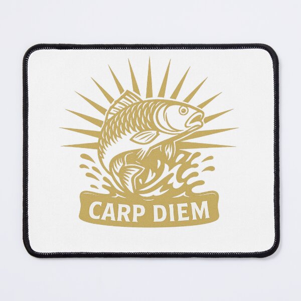 Item preview, Carp Diem Bowfishing Design | Funny Carp Fishing Pun Artwork designed and sold by CrossCurrent Designs.