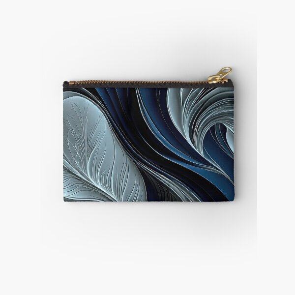Item preview, Aire Dorado – Abstracto fluido índigo y plateado designed and sold by FutureImaging.