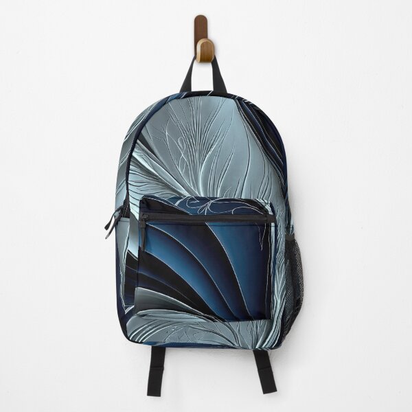 Item preview, Golden Air – Indigo & Silver Flowing Abstract designed and sold by FutureImaging.