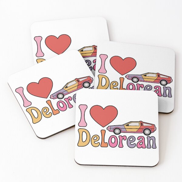 Item preview, Vintage Classic Car Delorean Exclusive Lovers designed and sold by PrintCarClub.