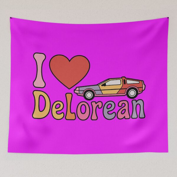 Item preview, Vintage Classic Car Delorean Exclusive Lovers designed and sold by PrintCarClub.