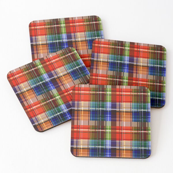 Item preview, Vibrant Multicolor Flannel Tartan Plaid Pattern designed and sold by PatternTitan.