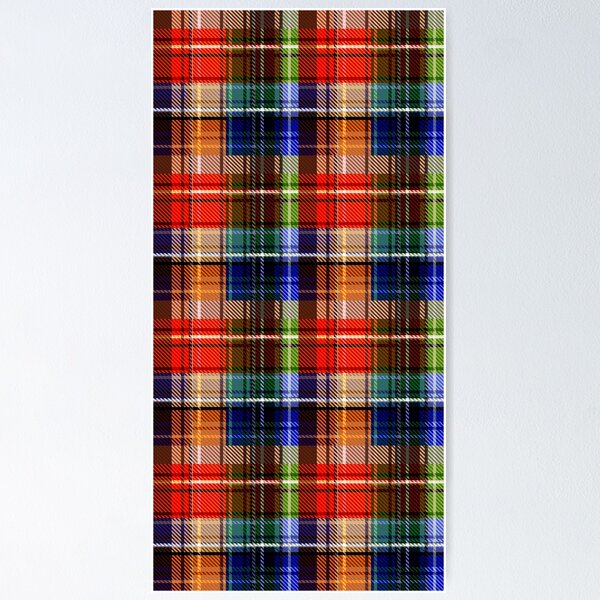 Item preview, Vibrant Multicolor Flannel Tartan Plaid Pattern designed and sold by PatternTitan.
