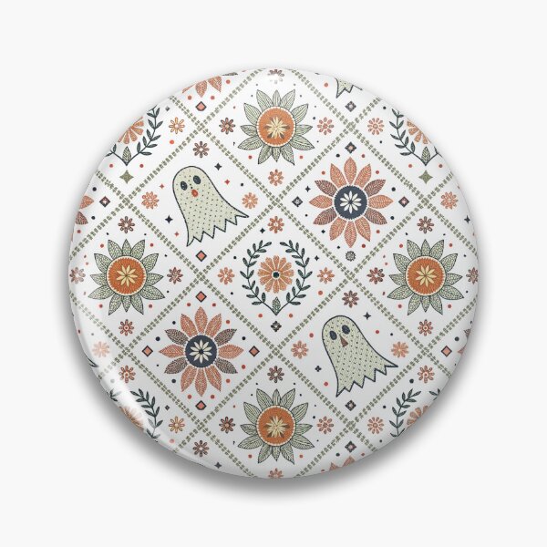 Item preview,  Geometric Ghosts & Rosettes | Nordic Halloween designed and sold by Shuga-Design.