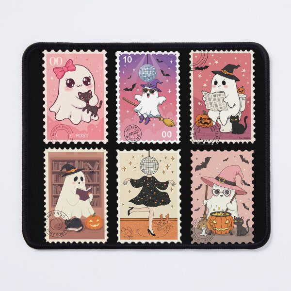 Item preview, Cute Halloween Postage stamp - cute ghost stamp designed and sold by Youngkev-arts.