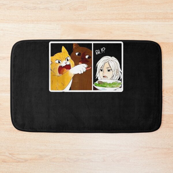 Item preview, Madoka Yelling and Garfield woman cat meme  designed and sold by BrittaJanice1.