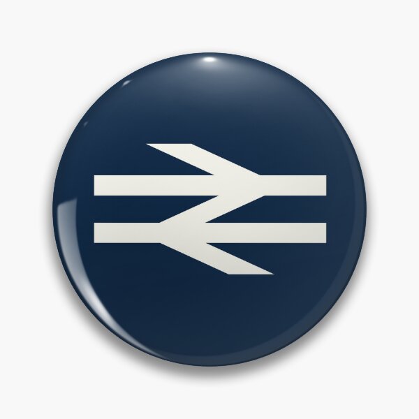Item preview, British Rail double arrow emblem 1965-1997 - white print designed and sold by retropetrol.