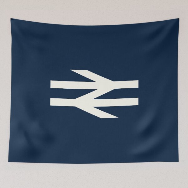 Item preview, British Rail double arrow emblem 1965-1997 - white print designed and sold by retropetrol.