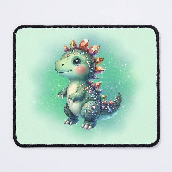 Item preview, Sparkly Gemstone Dinosaur Pretty Diamond Dino designed and sold by MoonMonkeyNbear.