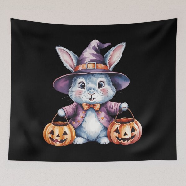 Item preview, Rabit witch spooky season bunny vibe halloween designed and sold by Sunset4Bones.