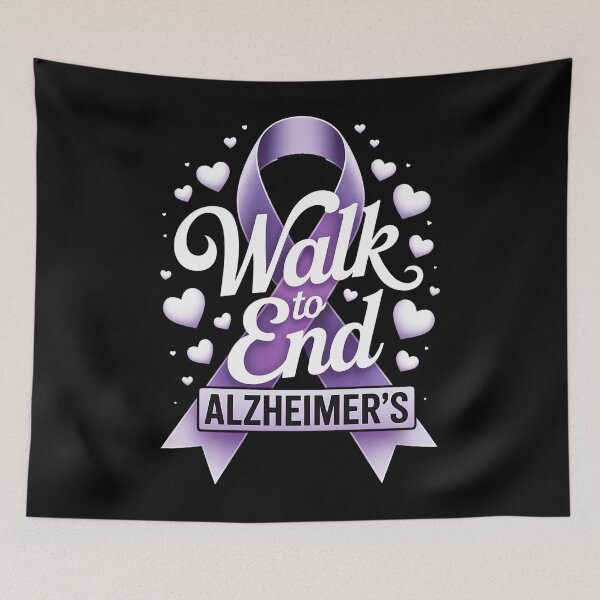 Item preview, Walk To End Alzheimer's Disease Dementia I Wear Purple designed and sold by Sunset4Bones.