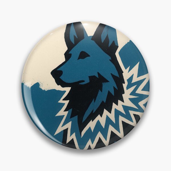 Item preview, Swiss Shepherd Mythic Linocut Poster designed and sold by Flying Doggo.
