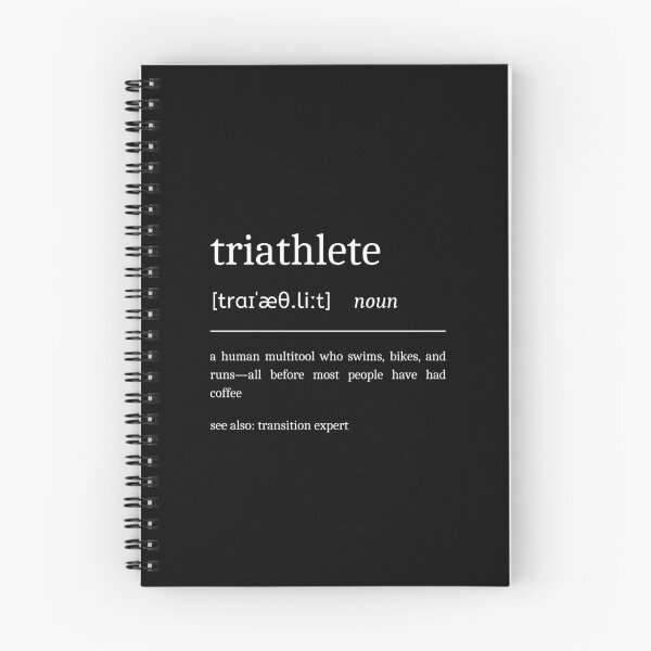 Item preview, Triathlete Definition Funny Triathlon Dictionary Motivational designed and sold by StrideSuccess.