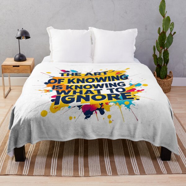 Item preview, The art of knowing is knowing what to ignore 20 designed and sold by Tom-Johnson.