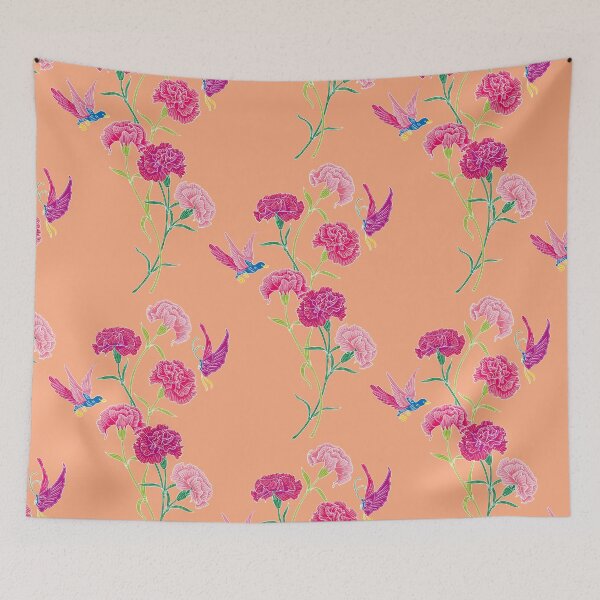 Item preview, Nyonya Carnations Batik Pattern  designed and sold by YoungLWorkshop.
