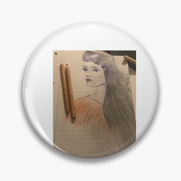 Item preview, „Gezeichnete Frau – Kunst auf Papier“ : „Drawn Woman – Art on Paper“ designed and sold by Yaroplanner.