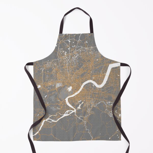 Item preview, Hangzhou City Map of Zhejiang, China - Bauhaus designed and sold by deMAP.