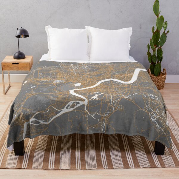 Item preview, Hangzhou City Map of Zhejiang, China - Bauhaus designed and sold by deMAP.