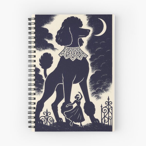 Item preview, Poodle Royal Moonlit Poster designed and sold by Flying Doggo.