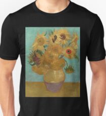 Vincent Willem van Gogh, 1889, Sunflowers / Vase with Twelve Sunflowers, Oil On Canvas Artwork Unisex T-Shirt