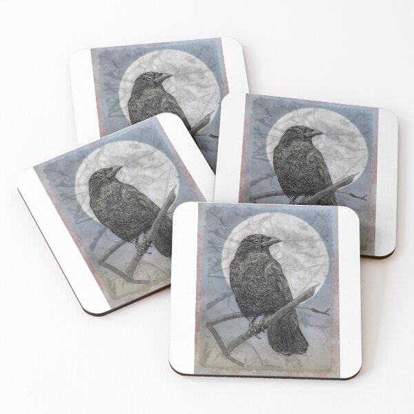 Item preview, Black Crow Midnight Moon designed and sold by goodieg.