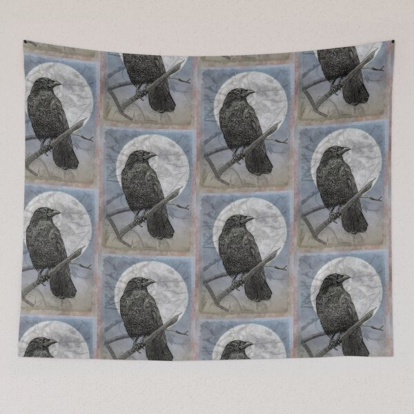 Item preview, Black Crow Midnight Moon designed and sold by goodieg.
