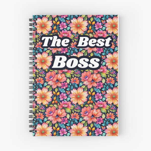 Item preview, The Best Boss Floral  designed and sold by MoonMonkeyNbear.