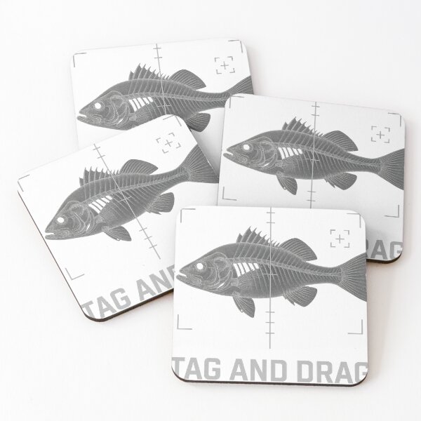 Item preview, Tag and Drag Bowfishing T-Shirt | Carp Hunter Crosshair Fish Design designed and sold by CrossCurrent Designs.