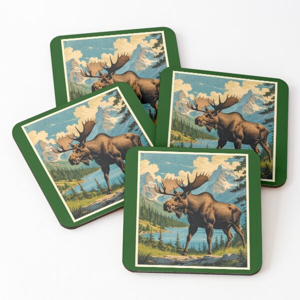 Item preview, Moose designed and sold by Angry Swan Designs.