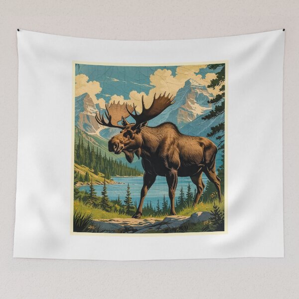 Item preview, Moose designed and sold by Angry Swan Designs.