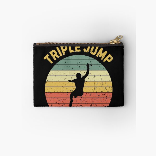 Item preview, Triple Jump Retro Sunset Triple Jumper Silhouette designed and sold by StrideSuccess.