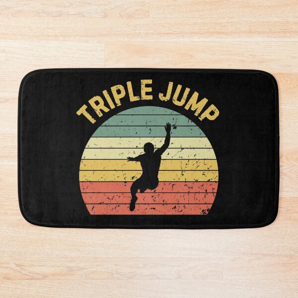 Item preview, Triple Jump Retro Sunset Triple Jumper Silhouette designed and sold by StrideSuccess.