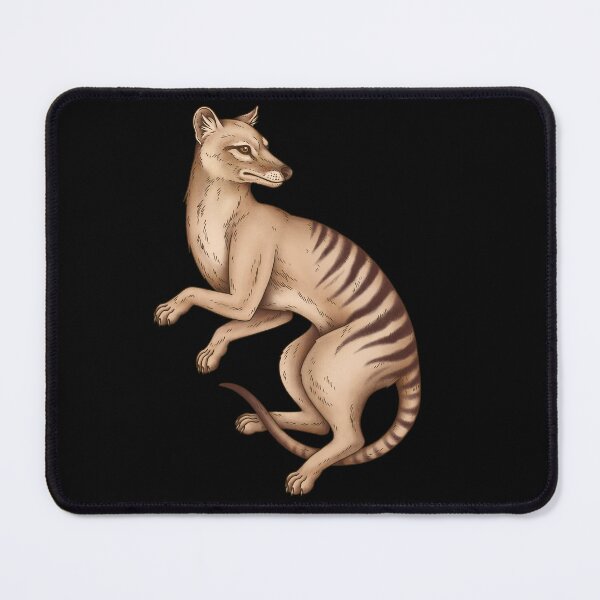 Item preview, Thylacine Tasmanian Tiger Cryptid Tasmanian Wolf Therian Furry designed and sold by Veymoth.