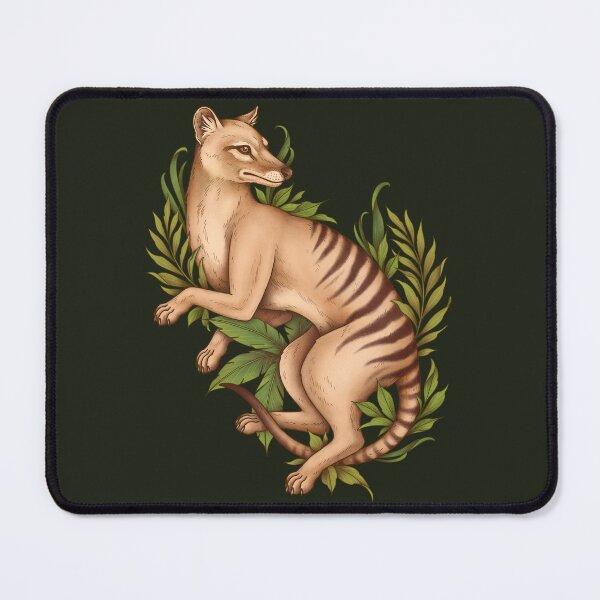 Item preview, Thylacine Tasmanian Tiger Cryptid Tasmanian Wolf Therian Furry designed and sold by Veymoth.