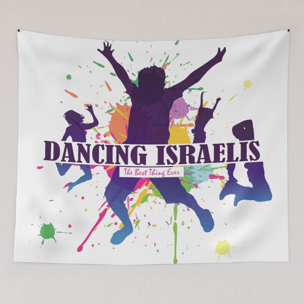 Item preview, Dancing Israelis The Best Thing Ever – Colorful Dance Silhouette, Aesthetic, Minimalist, Y2K designed and sold by GraphixKing999.