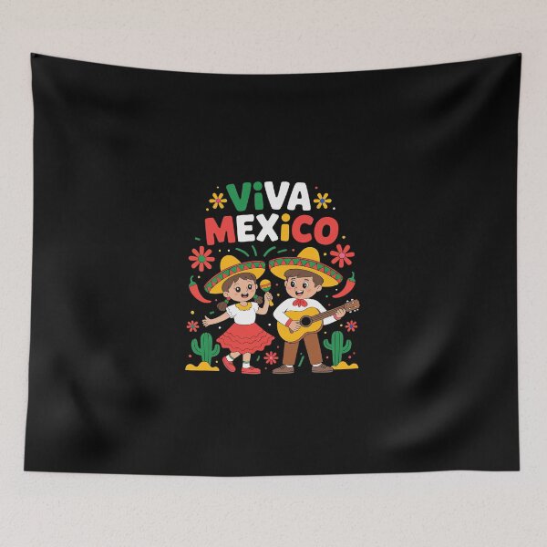 Item preview, Fiesta Folklorica - Mexican Independence Day designed and sold by Enea Kelo.